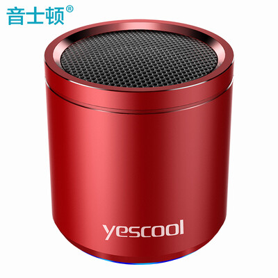 

Yescool PMC-15 Bluetooth Speaker Outdoor Portable Mini Audio Pocket Fingertip Subwoofer China Red