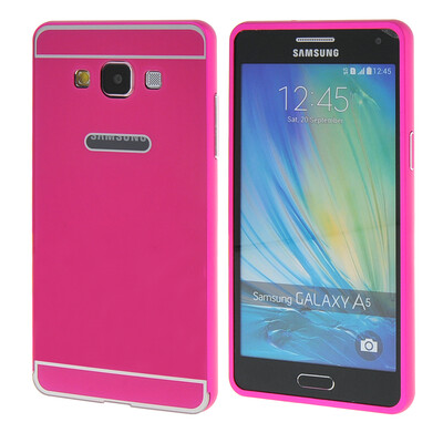 

MOONCASE Galsxy А5 Случай 2 В 1 жесткий бампер вставить обложка чехол для Samsung Galsxy А5 ярко-розовый