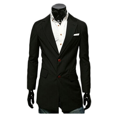 

Zogaa Autumn And Winter New Mens Wind Single-breasted Casual