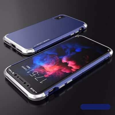 

Goowiiz Phone Case For Iphone 7 Plus8 Plus Luxury 3 in1 Metal PC Hard Hybrid Slim Back Case Full Protection