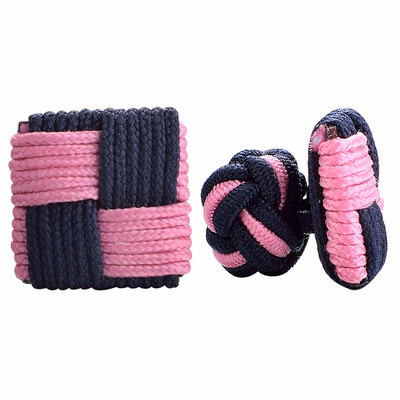 

Yoursfs Square Silk Knot Cufflinks Silk Cufflinks for Men Knot Cufflinks Giftbox Included