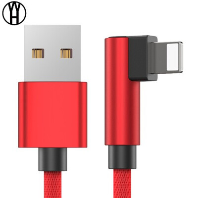 

WH 90 Degree USB Cable For iPhone X 8 7 6 Charging Charger Wire Cord 3 in 1 Micro USB Cable Type-c USB Type C Cable Adapter