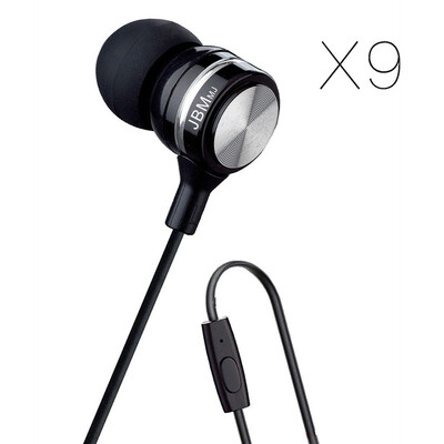 

Arrivals JBMMJ X9 In Ear Earphone Metal Stereo In-ear Headphones Headset Auriculars 4 Colors With Microphone