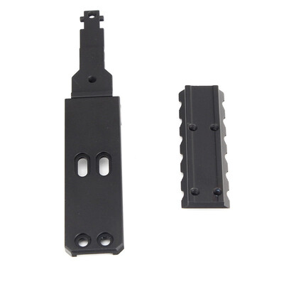 

ohhunt AK-47 AK-74 Mini Red Dot Sight Mount with Integral Rear Iron Sight for T1 Primary Arms MD06&Vortex Sparc Optic
