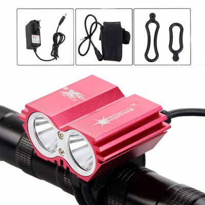 

SolarStorm X2 Bicycle Light 7000Lumens 2x XM- T6 Led Cycling Headlight Bike Front Light Bicycle Headlamp TorchChargerBattery