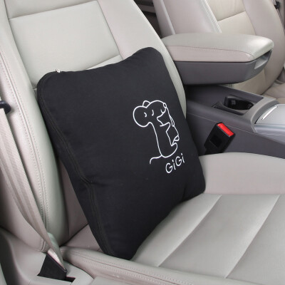 

Gigi (GiGi) car with pillow was G-1070 dual-use air-conditioning was multi-functional folding cushions Xia Liang was apricot