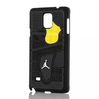 

MITI New Arrival Air Jordan sneakers 4 6 7 Sole PVC Rubber Cover For Samsung Galaxy Note 4 N9100 jordan's Phone Case 15 colors