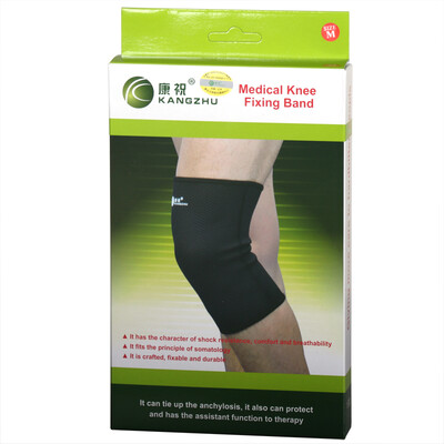 

Канг Зу вспенивания Kneepad устанавливает комфорт женщин и мужчин баскетбол футбол бадминтон коленный сустав защиты высокой упругой распорка KD4620 (L)