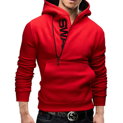 

Stylish Mens Slim Warm Hooded Sweatshirt Zipper Coat Jacket Outwear Sweater