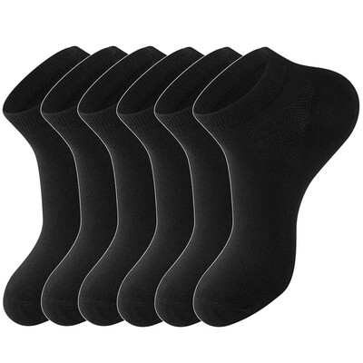 

LifeWheel Men Mesh Breathable Cotton Casual Athletic Summer Short Socks 6 Pair