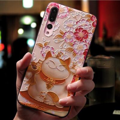 

Phone cases For Huawei honor V9 PLAY For honor 9 Youth covers Silicone Soft TPU 3D Emboss Patterned Fitted cases