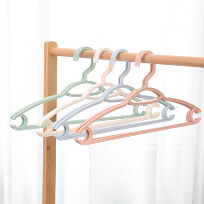 

Accor plastic hangers home drying racks adult hangers plain color seamless drying racks