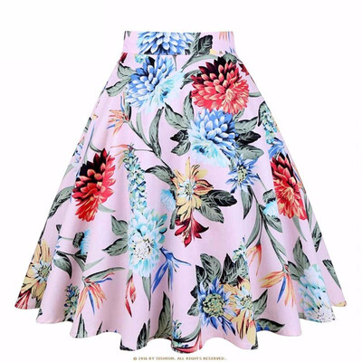 

Design Floral Skirt Women High Waist Plus Size Summer Skirts