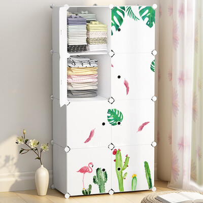 

Star Discovery Simple Storage Cabinet Plastic Combination Bookcase Non-wood Simple Modern Wardrobe Wardrobe Childrens Toy Organizer Combination Cushion Locker