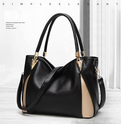 

set famous brand shoulder bag handbag pu leather patchwork women handbag high quality messenger bag for women