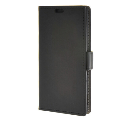 

MOONCASE Simple style Leather Wallet Flip Card Stand Back Case Cover for Sony Xperia Z4 Black