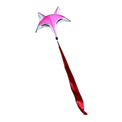 

Cute Fox Kite Outdoor Sport Single Line Flying Kite with Tail&30M Flying Line for Kids Adults