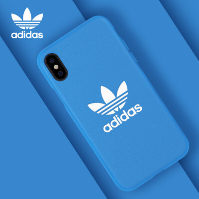 

Adidas new Apple iPhone XXs 58-inch mobile phone case cover three bars slip anti-fall fashion Gazelle series first love powder