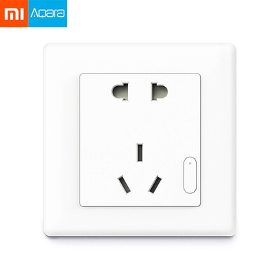 

Original Samrt Aqara Smart Wall Socket ZigBee Wireless Switch Work For Xiaomi Smart Home Kits APP