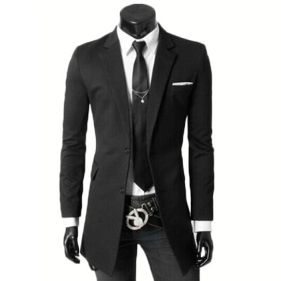 

Zogaa Mens Suit Middle Length