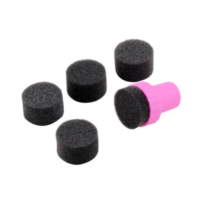 

Nail Art Sponge Stamp Stamping Polish Template Transfer DIY Design Kit Deco