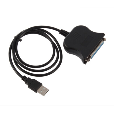 

USB to 25 Pin DB25 Parallel Printer Cable Adapter Cord Converter New