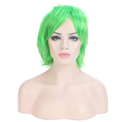 

Halloween Unisex Anime Fashion Short Wig Cosplay Party Straight Hair Cosplay Full Wigs