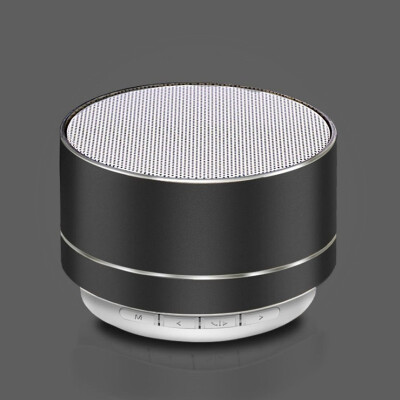 

New A10 bluetooth speaker aluminum alloy card mini speaker wireless LED light bluetooth speaker