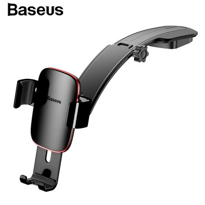 

Baseus Universal Car Phone Mount Holder for Iphone 6 7 Samsung S8Metal Handle style Car holder For mobile Phone
