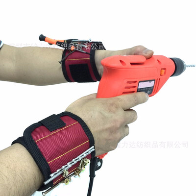 

Magnetic Wrist Strap tool bag Suction Screw Hardware Tools Maintenance Parts Storage Wrist Magnetic Electrician Storage