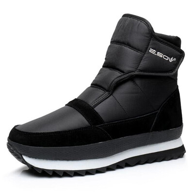 

Men boots 2018 new arrivals warm plush winter shoes fashion waterproof ankle boots non-slip men winter snow boots plus