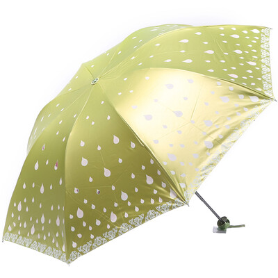 

[Jingdong Supermarket] Paradise Umbrella (UPF50 +) water change color black polyester color tee three sun umbrella sun umbrella 31810E jade red