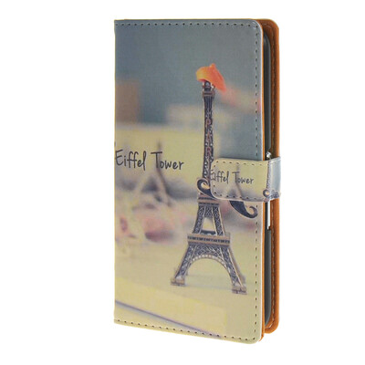

MOONCASE чехол для Sony Xperia E4 Pattern series Leather Flip Wallet Card Slot Stand Back Cover