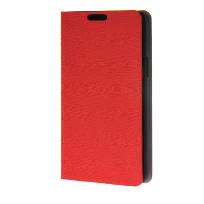 

MOONCASE Leather Side Flip Wallet Card Holder Stand Shell Pouch ЧЕХОЛ ДЛЯ Samsung Galaxy Grand Max G720NO Red