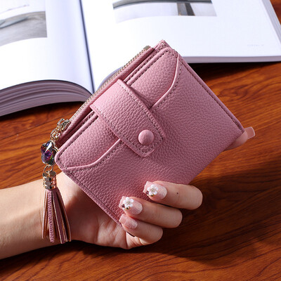 

Women Wallet New Purple Blue Gray Black Wallet Female Zipper And Lady Card Holder