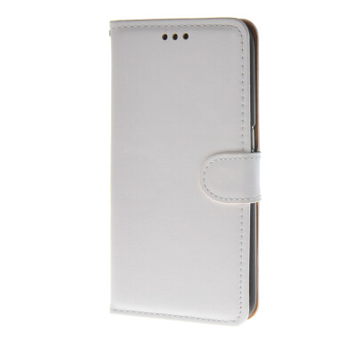 

MOONCASE Glossy Leather Side Flip Wallet Card Holder Stand Pouch ЧЕХОЛ ДЛЯ Samsung Galaxy S6 White