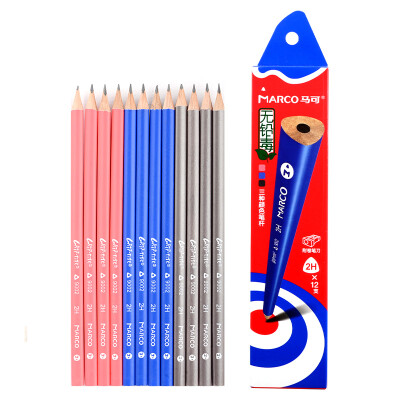 

Marco Marco 9002-2H-12CB writing pencil colorful triangular pen 2H 12 box