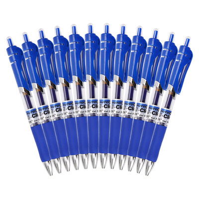 

G K35 05mm Bullet Retractable Roller Ball Pen Blue 12 pcsBox