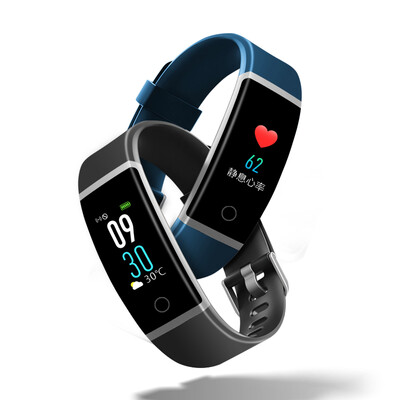 

Moving ha Xiao Ying smart bracelet NFC color screen bracelet sports heart rate bracelet access control identification monitoring heart rate multi-motion mode music control call information remind space blue