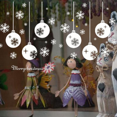 

Creative Christmas Series PVC Home Wall Showcase Window Decoration Removable Sticker