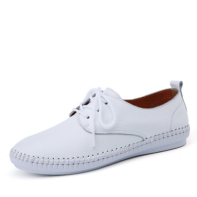 

Flat bottom womens shoes literary simple wild small fresh shoes flat womens shoes with hollow round head wild shallow mouth sing