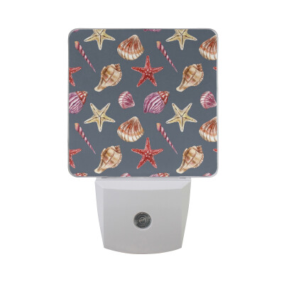 

ALAZA LED Night Light With Smart Dusk To Dawn SensorTropical Leaves Jungle Style Plug In Night Light