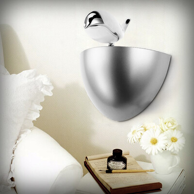 

Guan Ya LED wall lamp living room dining room bedside stairs corridor bionic magpie decorative wall lamp LJ-A106 silver