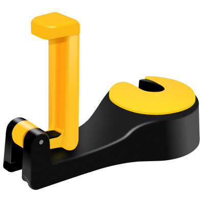 

YUECAR car car hook bracket creative multi-function car seat behind the seat hook bracket single install black&yellow