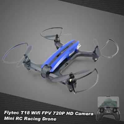 

Original Flytec T18 Wifi FPV 720P Wide Angle HD Camera Mini RC Racing Drone RTF Quadcopter