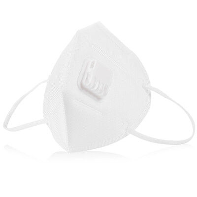 

Fuxing FX555 mask KN95 with breathing valve ear strap type folding dust mask 10 separate loading