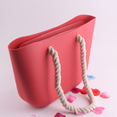 

Beach bag rope bag ladies handbag silicone jelly creative bag