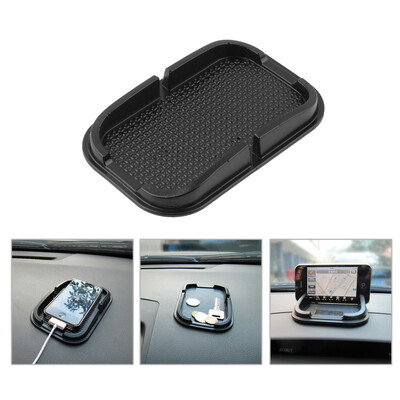 

Fancy Black Car Stylist Sticky Pad Mat Anti Non Slip Gadget Phone GPS Holder Black