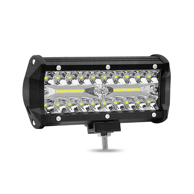 

1pcs car working lights 120w car led light 12v 6-inch car roof Strip Light 6000k super bright auxiliary lamp Van headlights