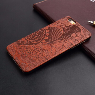 

Wood Phone Case For iPhone 5 5S 6 6S 6Plus 7 7Plus Cover Wooden Shockproof